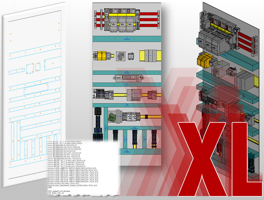 EPLAN Pro Panel 2.1.: XL panel elrendezés